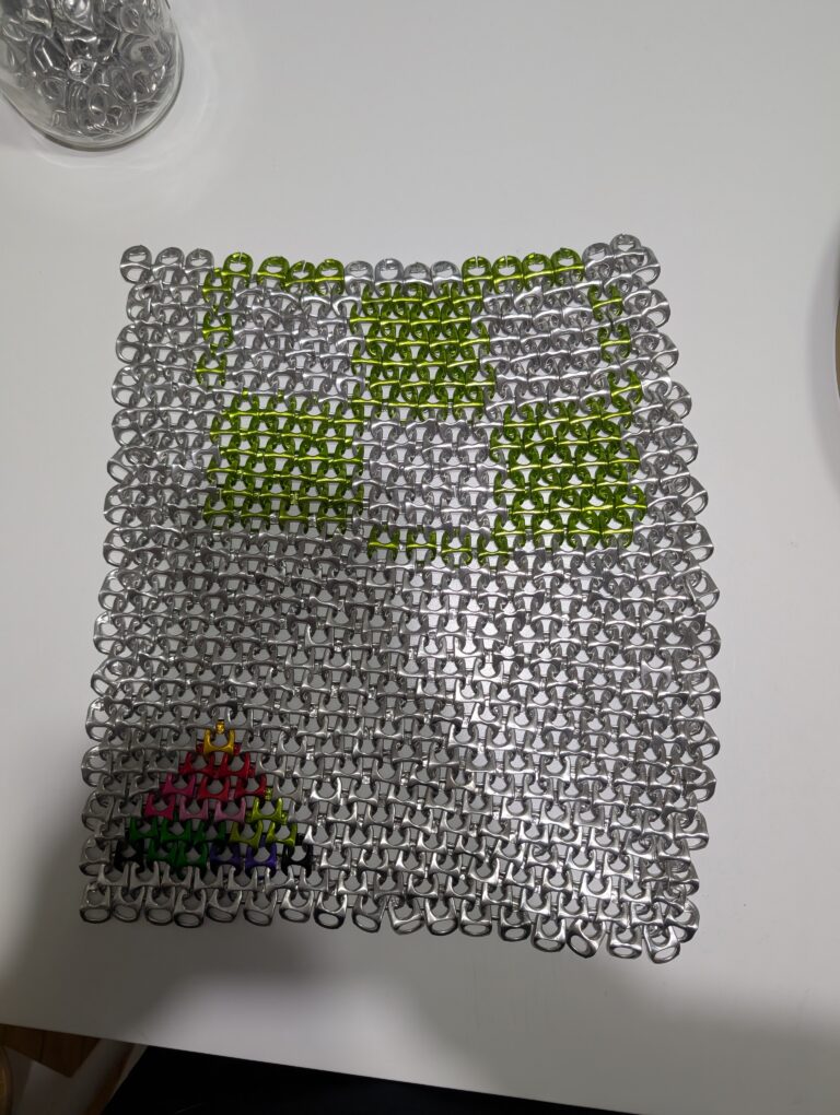 Soda tab chain mail progress
